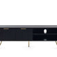 Murano Tv Unit - Matt Black