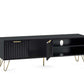 Murano Tv Unit - Matt Black