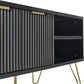 Murano Tv Unit - Matt Black