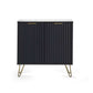 Murano Compact Sideboard - Matt Black