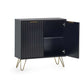 Murano Compact Sideboard - Matt Black