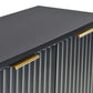Murano Large Sideboard - Matt Black