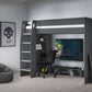 Nebula Gaming Bed With Desk Anthracite
