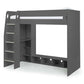 Nebula Gaming Bed With Desk Anthracite