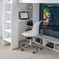Nebula Gaming Bed With Desk White