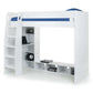 Nebula Gaming Bed With Desk White