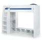 Nebula Gaming Bed With Desk White