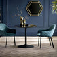 Nero 80cm Round Table - Black