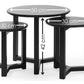 Nidri Black Nest Of 3 Tables
