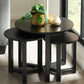 Nidri Black Nest Of 3 Tables