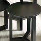 Nidri Black Nest Of 3 Tables