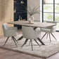 Noah Taupe Rectangular Dining Table