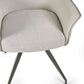 Noah Ivory Fabric Dining Chair