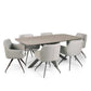 Noah Ivory Fabric Dining Chair