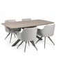 Noah Ivory Fabric Dining Chair