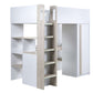 Ocean Highsleeper Pale Wood & White