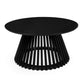 Ollie Black 80cm Round Coffee Table