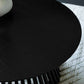 Ollie Black 80cm Round Coffee Table