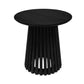 Ollie Black 45cm Round Lamp Table
