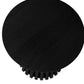 Ollie Black 45cm Round Lamp Table