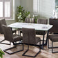 Olympus Dining Table - White Marble