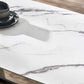 Olympus Dining Table - White Marble
