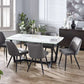 Olympus Dining Table - White Marble