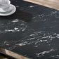 Olympus Dining Table - Black Marble