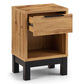 Bali 1 Drawer Bedside - Light Oak