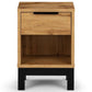 Bali 1 Drawer Bedside - Light Oak