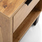 Bali 1 Drawer Bedside - Light Oak