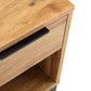 Bali 1 Drawer Bedside - Light Oak