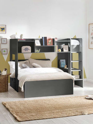 Owen Bunk Bed - Anthracite