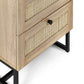 Padstow 2 Drawer Bedside - Oak