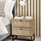 Padstow 2 Drawer Bedside - Oak