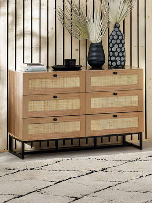 Padstow 6 Drawer Chest - Oak