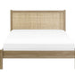 Padstow Rattan 135Cm Double Bed - Oak