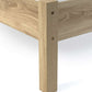 Padstow Rattan 135Cm Double Bed - Oak