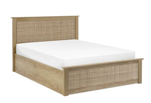 Padstow Ottoman 135Cm Double Bed - Oak