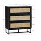 Padstow 3 Drawer Chest - Black