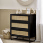 Padstow 3 Drawer Chest - Black