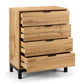 Bali 4 Drawer Chest - Light Oak