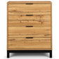 Bali 4 Drawer Chest - Light Oak