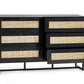 Padstow 6 Drawer Chest - Black