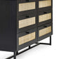 Padstow 6 Drawer Chest - Black