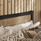 Padstow Rattan 150Cm King Bed - Black