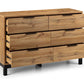 Bali 6 Drawer Wide Chest - Light Oak