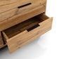 Bali 6 Drawer Wide Chest - Light Oak