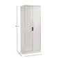 Alba 2 Door Wardrobe - Silk Grey