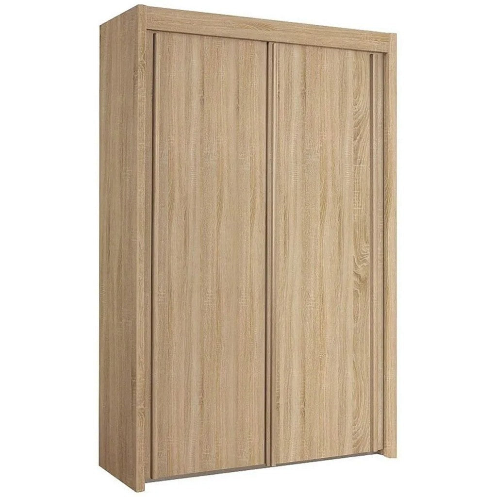 Imperial 2 Door Artisan Oak Sliding Wardrobe (151cm wide)-Furniture-Rauch-197 cm-Levines Furniture